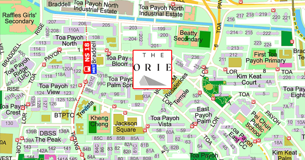 The Orie Location Map