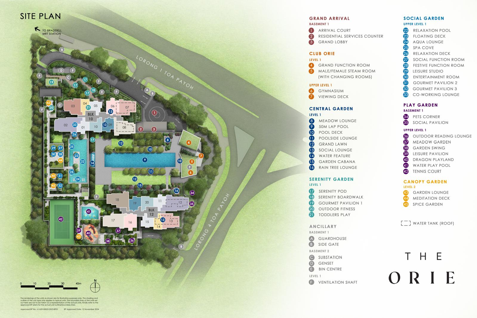 The Orie Site Plan Singapore